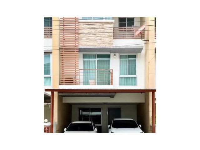 ขายทาวโฮม โครงการพลัสซิตี้พาร์ค 3 ชั้น งามวงศ์วาน 25 เมืองนนทบุรี