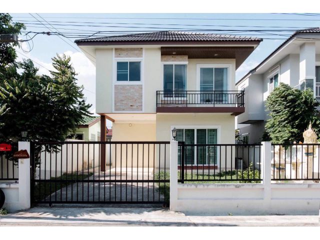 H224 ให้เช่าบ้านเดี่ยว 2 ชั้น ใกล้แยกรวมโชค  จ.เชียงใหม่