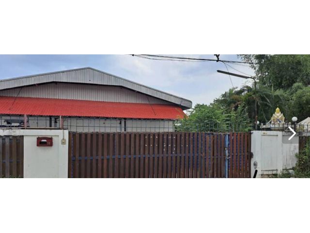 PR662ขายที่ดินโรงงาน 408 ตรว.  รั้วรอบขอบชิด เหมาะสำหรับเปิดบริษัทขนาดใหญ่ อฟฟิตห้องรับรองลูกค้า จตุโชติ ซ. 4