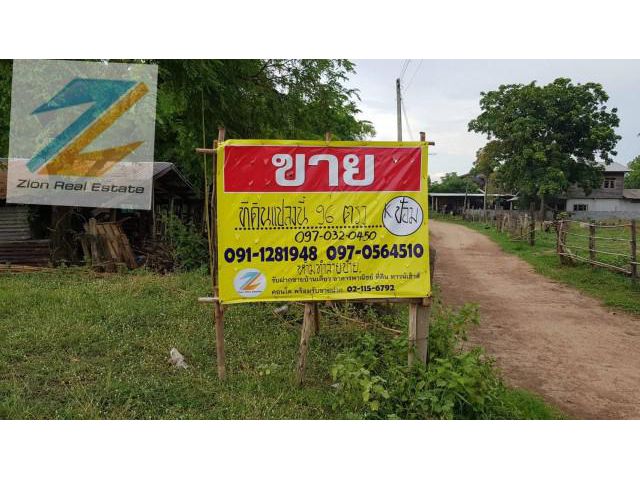 ขายที่ดิน 96 ตรว. ใกล้บึงหนองคาย