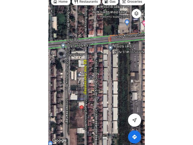 ขายที่ดิน ถนนเลียบคลองสอง ซอย22คลองสามวา กรุงเทพฯ
