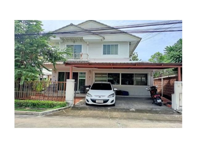 PR678 ขายบ้านเตี๋ยว โครงการพฤกษ์ลดา พระราม2 อากาศดี น้ำไม่ท่วม สระว่ายน้ำ ระบบรักษาความปลอดภัย ฟิตเนส มีบริเวณโดยรับ