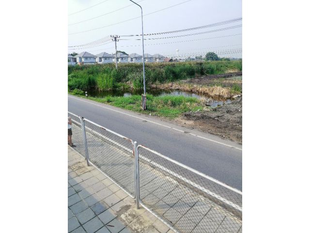 PR695ให้เช่าที่บางปะอิน แปลงสวย เดินทางสะดวก หน้ากว้าง 52 เมตร ติดถนนหลวง 308 (ถนนอุดมสรยุทธ์)