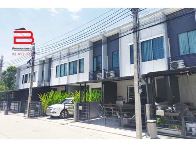ทาวน์เฮาส์ 2 ชั้น โครงการ พลีโน่ ชัยพฤกษ์-แจ้งวัฒนะ เนื้อที่ 17.5 ตรว. ปากเกร็ด