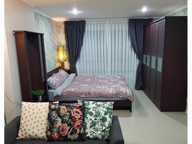 ให้เช่าคอนโด Lumpini Ville Sukhumvit77 เฟอร์ครบพร้อมเครื่องใช้ไฟฟ้า ชั้น16