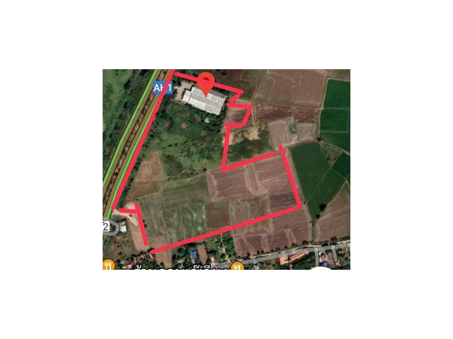 ที่ดินติดถนนเอเซีย 46 ไร่ 1งาน 4 ตารางวา สิงห์บุรี