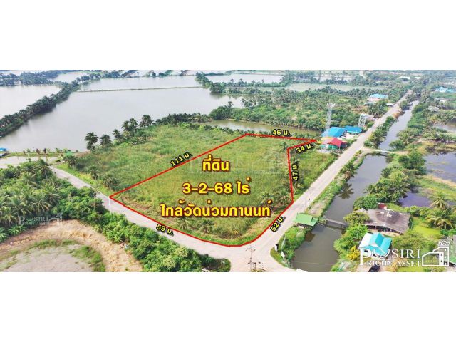 ขายที่สวย 3.5ไร่ เด่นสะดุดตา ติดถนน 2ด้าน ราคาเพียง 5,715 บาท/วา ใกล้วัดน่วมกานนท์ เชื่อมต่อถนนสวนส้ม-พระราม2 - KK3867S