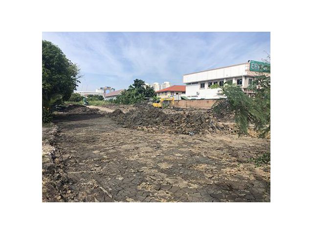 PR720ให้เช่าที่ดิน ติดกับถนนหัวหมาก และติดถนนซอยหัวหมาก 24 ทำเลสวย เข้าออกได้หลายทาง สัญจรง่าย