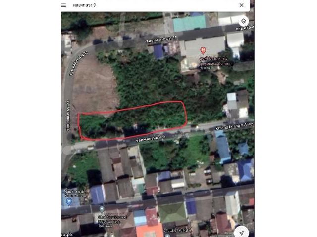 NT024 ขายที่ดิน 1ไร่ ซอยคลองหลวง9 รังสิต ใกล้ฟิวเจอร์รังสิต เหมาะซื้อลงทุน สร้างที่พัก โรงงาน โกดัง