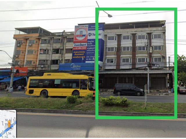 ให้เช่าอาคารพาณิชย์ 4.5ชั้นติดถนนปากเกร็ดติวานนท์