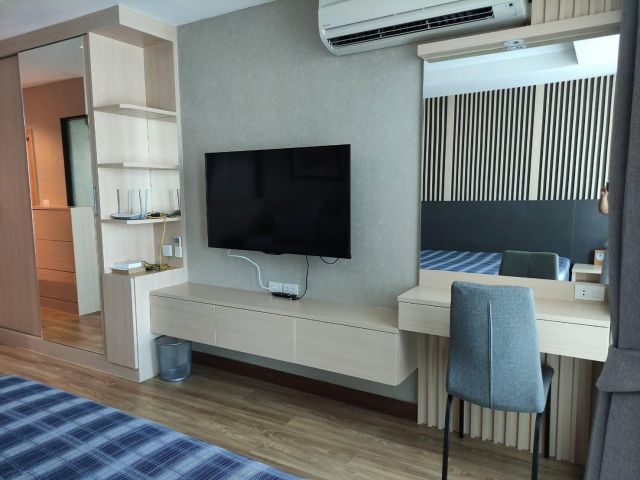 ให้เช่าคอนโด   Ludda Plus Sriracha Studio ชั้น 7 แต่งครบ พร้อมอยู่ *ES03-0703*