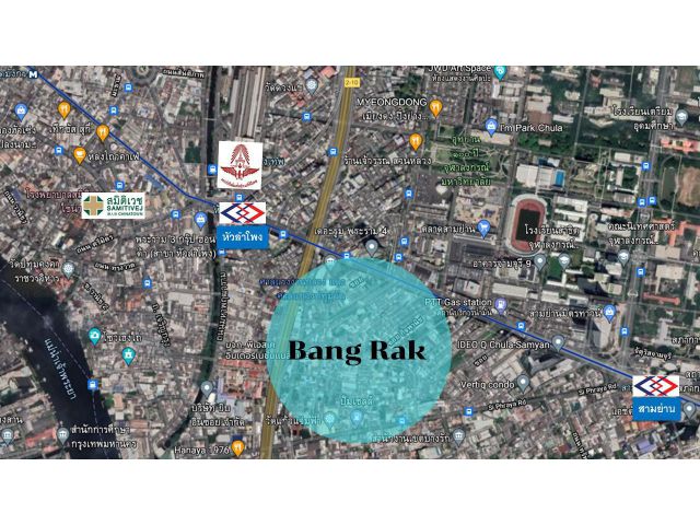 ขายถูก! ที่ดินใจกลางเมือง ขนาด 190 ตรว. ถนนพระนคร ใกล้ MRT หัวลำโพง