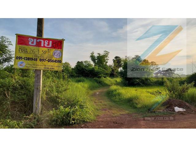 ขายที่ดินถูก 26-1-30 ไร่ ใกล้วัดป่าศรีเจริญผล จ.อุดรธานี