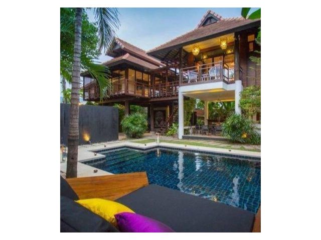 R7เช่าบ้านพลูวิลล่าล้านนาบูทิคสุดหรู 2 หลังสุดคุ้ม