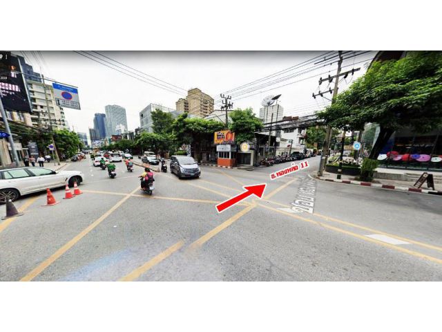 ขายที่ดินทำเลทอง สุขุมวิท ซ.59 ทองหล่อ ซอย 11 ขนาด 0-1-93 ไร่ ห่างถนนหลักทองหล่อเพียง 20 เมตร คลองตันเหนือ วัฒนา กรุงเทพ