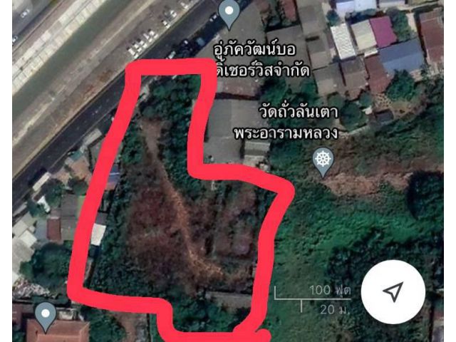 ขายที่ดินเปล่า ในเมืองลพบุรี ถนนศรีปราชญ์2