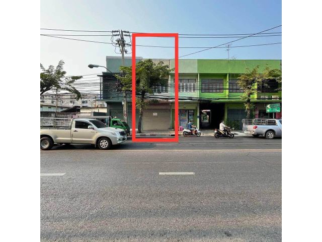ตึก2ชั้น ทำเลดี ค้าขายได้ แหล่งธุรกิจ ติดถนนใหญ่ ตรงแยกจอมทอง