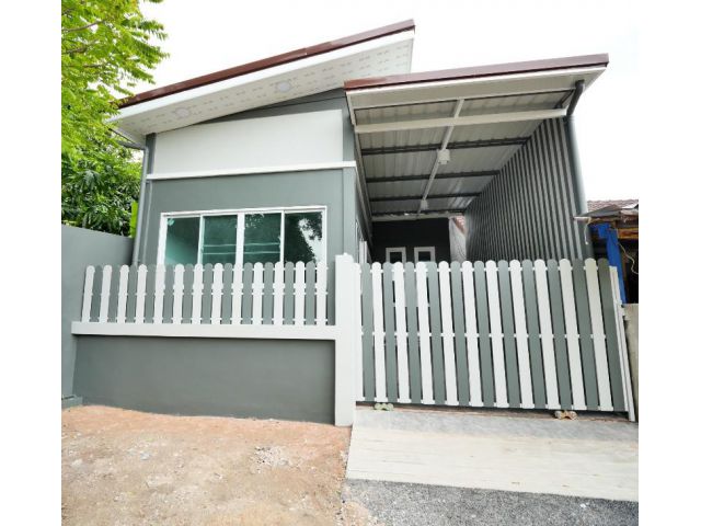 บ้านสร้างใหม่ มาบตาพุด ผ่อนเพียงเดือนล่ะ 4000 บาท ใกล้ รพ มงกุฏระยอง
