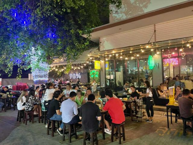 เซ้ง️ ร้าน 98% Cafe & Bar นางลิ้นจี่ พระราม3 @ในโครงการ TTN Avenue