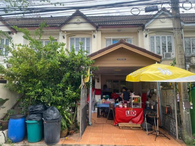 N162 ขายทาวน์เฮ้าส์ 2 ชั้นหมู่บ้านชัยพฤกษ์ – บุศรินทร์ รังสิตคลอง 2 บ้านทำเลดีเข้าออกได้หลายทางพร้อมเฟอร์ครบ