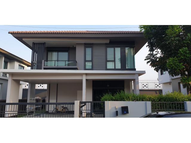 U1135 ให้เช่าบ้านเดี่ยว 2 ชั้น หมู่บ้านเศรษฐสิริ วงแหวนลำลูกกา (Setthasiri Wongwaen-Lamlukka ) บ้านพร้อมเฟอร์ครบเข้าออกไ