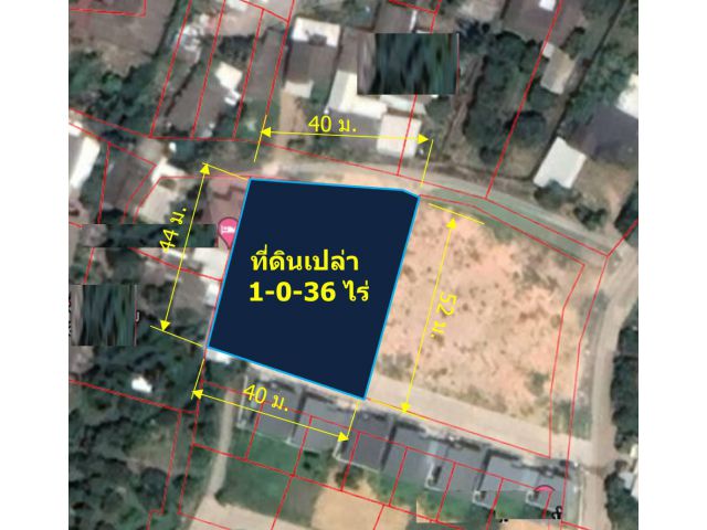 ขายที่ดินเปล่าถมแล้ว 1-0-36 ไร่ ต.หนองแฝก  อ.สารภี  จ.เชียงใหม่