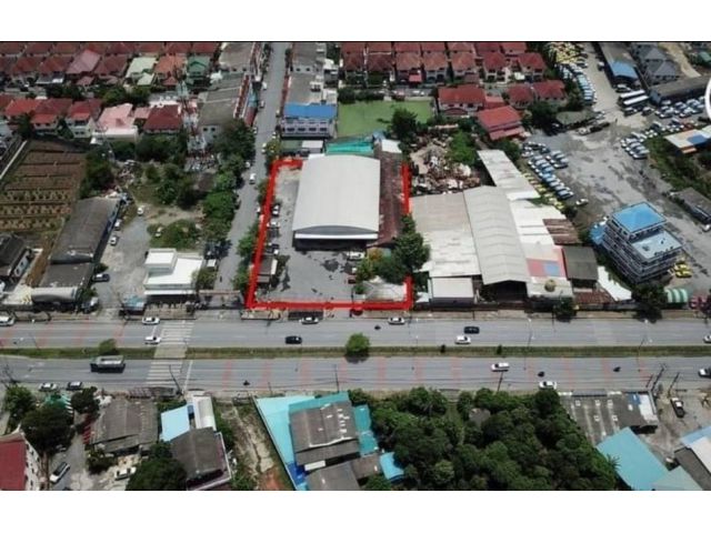 ขายที่ดิน 965 ตรว. (2ไร่ 1งาน 65ตรว) บางบัวทอง ริมถนนบางกรวยไทรน้อย 6 เลน