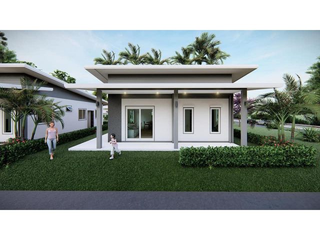 บ้าน 3 ห้องนอน จากราคาเพียง 1,490,000 บาทขายบ้านสไตล์บังกะโลใกล้หาดแหลมแม่พิมพ์ ระยอง ราคสไม่เกิน 1,500,000 บาท