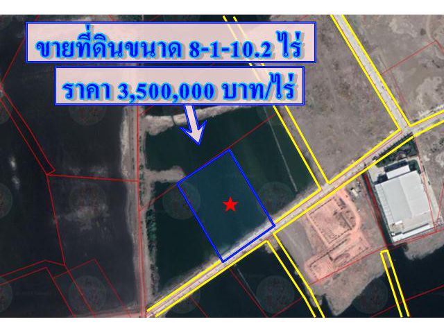 S344 ขายที่ดินในโครงการอยู่เจริญ 8 ไร่ ขายที่ดินสมุทรสาคร