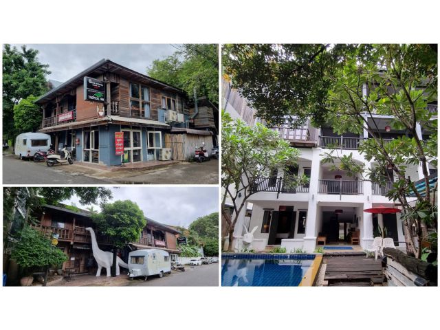 ขายกิจการร้านอาหาร คาเฟ่ โรงแรม ราคา 45ล. ใกล้ถนนวัวลายและถนนคนเดิน ทำเลใจกลางเมืองเชียงใหม่