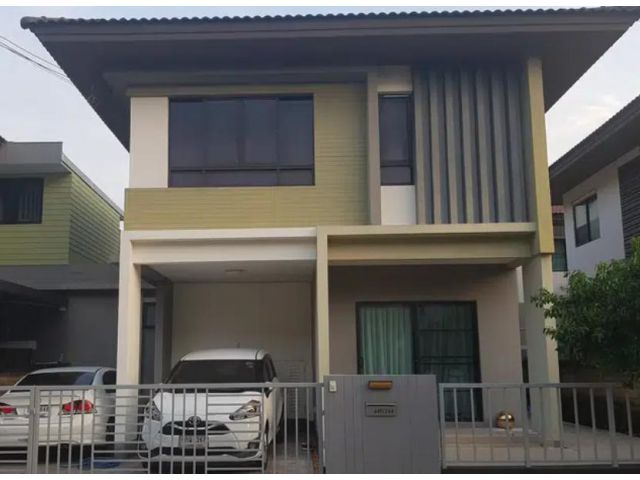 PR761ขายหมู่บ้านพร้อมพัฒน์ไพร์ม โครงการของบมจ. แสนสิริ บ้านแฝด35ตรว. พื้นที่ใช้สอย118ตรม คลองสามวา