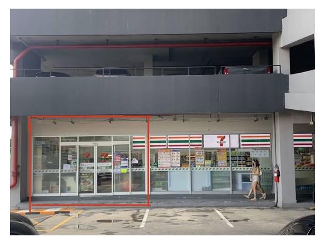 ขายร้านค้าเซเว่น(7 eleven) ในคอนโดรีเจนท์โฮม บางซ่อน เฟส27 (4000ห้อง) ร้านค้า ห้องหน้าสุด หัวมุม ทำเลดีที่สุด