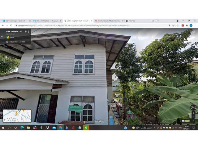 บ้านเดี่ยวขาย คู้ขวา 106ตรว ถนนราษฎร์อุทิศ