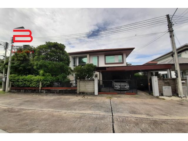 บ้านเดี่ยว 2 ชั้น หลังมุม โครงการ คาซ่าวิลล์ รามอินทรา-หทัยราษฎร์ เนื้อที่ 82 ตรว. มี 4 นอน จ.ปทุมฯ