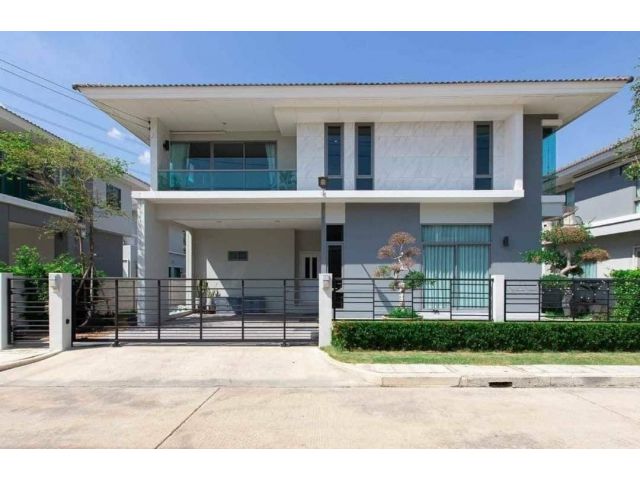 ขายบ้านเดี่ยว Perfect Place พระราม 9 - กรุงเทพกรีฑา ขายพร้อมผู้เช่า รับค่าเช่าเดือนละ 35,000 บ. สัญญาเช่า หมดวันที่ 1กพ