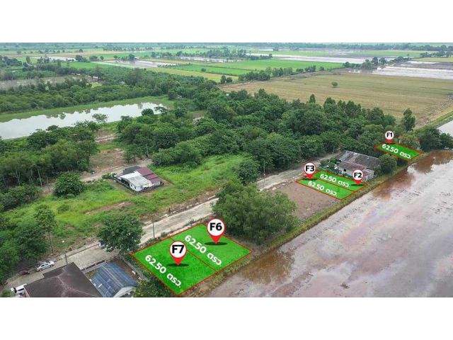 ขายที่ดิน แปลงเล็กเหมาะสร้างบ้านพักอาศัย คลอง 10  หนองเสือ