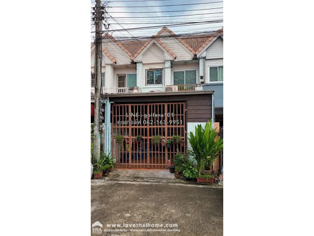 ขายบ้านทาวน์เฮ้าส์ ถนนสายไหม56/2 หมู่บ้านรัชธานี6 พื้นที่18.1ตรว. บ้านพร้อมอยู่ ทำเลดี ใกล้บิ๊กซีสายไหม