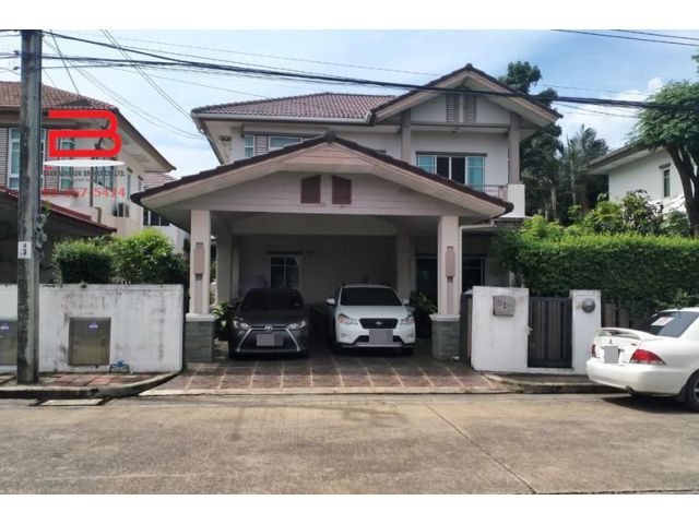 บ้านเดี่ยว 2 ชั้น โครงการ สราญสิริ ราชพฤกษ์-เเจ้งวัฒนะ เนื้อที่ 67.1 ตรว. มี 3 นอน 3 น้ำ จ.นนทบุรี