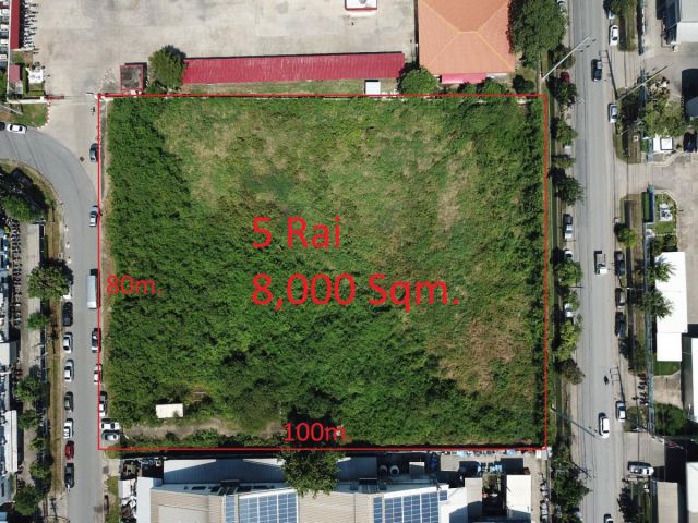 PR934ให้เช่าที่ดิน5ไร่ สำหรับทำโรงงงาน ใจกลางนิคมอุสาหกรรมลาดกระบัง