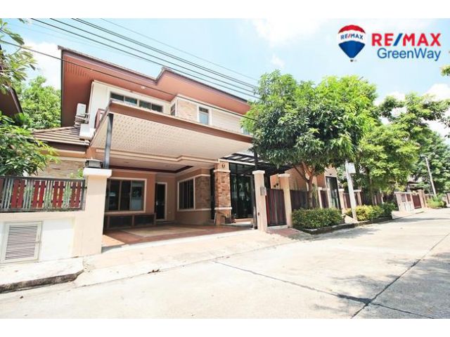 ขายบ้านเดี่ยวนนทรี รีเจ้นท์ ราชพฤกษ์ ทำเลดีไม่มีบ้านตรงข้าม