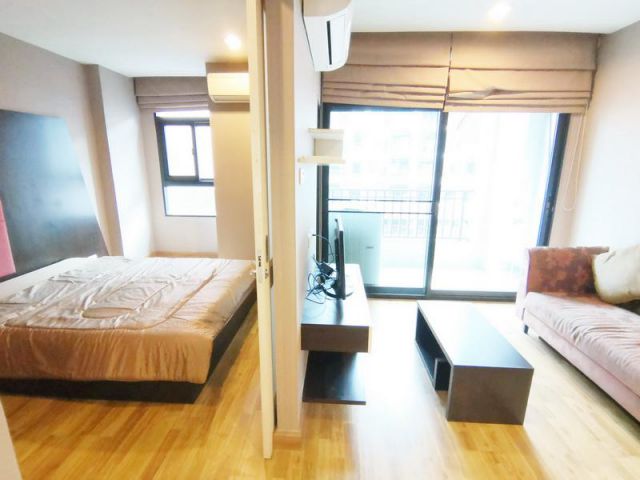 ให้เช่าคอนโด Baan Navatara Kaset Nawamin / บ้านนวธารา เกษตร นวมินทร์ วิวสวนสระน้ำ 38ตรม. 4B100