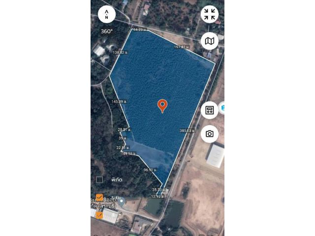 ที่ดินแก่งคอยใกล้หวานสนิทรีสอร์ท 42-1-60ไร่ๆละ5 แสน ต.ชำผักแพว อ.แก่งคอย จ.สระบุรี  ที่ดินติดถนนดำหน้ากว้างประมาณ 385 ม