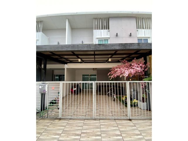 ขายทาวน์โฮม CitySense Salaya ต่อเติมแล้ว ติดถนนใหญ่ ใกล้ ม.มหิดล เดินทางสะดวก