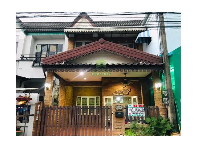 หมู่บ้านเบญจพฤกษ์ คลองห้า ขายด่วน ทาวน์เฮ้าส์ 2 ชั้น เนื้อที่ 18.30 ตร.ว แต่งสวย พร้อมอยู่