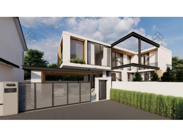 ขายบ้านสร้างใหม่ สไตล์โมเดิร์น ใกล้โกลบอลเฮ้าส์สารภี