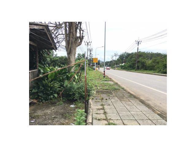 ที่ดินติดถนนหลัก ใกล้หน้าตลาดตาขุน