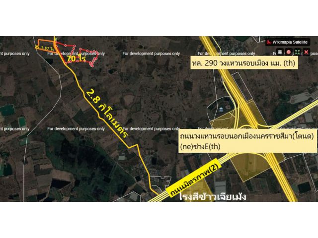 ขายที่ดิน 25-1-57 ไร่ ตำบลหนองงูเหลือม อำเภอเฉลิมพระเกียรติ จังหวัดนครราชสีมา