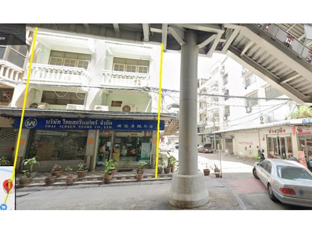 ขายอาคารพาณิชย์ ติดทางลงรถไฟฟ้า BTS สะพานควาย