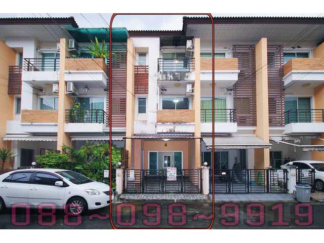 ทาวน์โฮม 3 ชั้น 17.5 ตรว. ม.มายเพลส ออนนุช17แยก16
