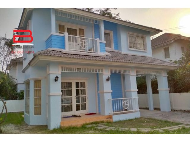บ้านเดี่ยว 2 ชั้น หลังริม โครงการ นราวัลย์ พหลโยธินสายไหม เนื้อที่ 66.6 ตรว. ถนนสายไหม เขตสายไหม